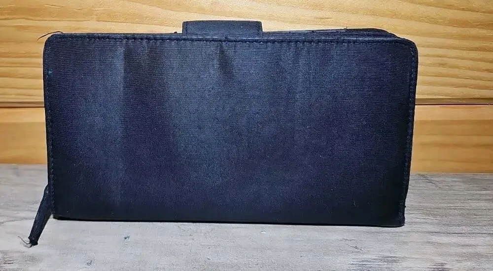 Black Checkbook Cradit Card Wallet